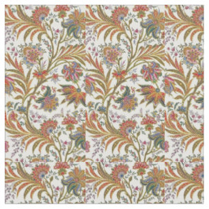 Tissu de coton à motif floral