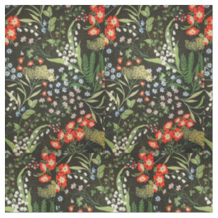 Tissu de coton à motif floral