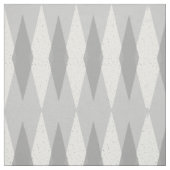 Tissu de coton à motifs de losanges gris moderne (Échantillon)