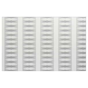 Tissu de coton à motifs de losanges gris moderne