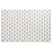 Tissu de coton africain de faune de girafe (Yard)