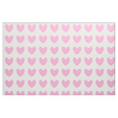 Tissu de coton avec les coeurs roses (Fat Quarter)