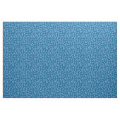 Tissu de coton bleu de Pima de pois (Fat Quarter)