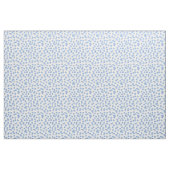 Tissu de coton bleu de Pima de pois (Fat Quarter)