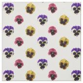 Tissu de coton coloré de pensées (Échantillon)