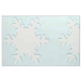 Tissu de coton combé de flocons de neige (Fat Quarter)