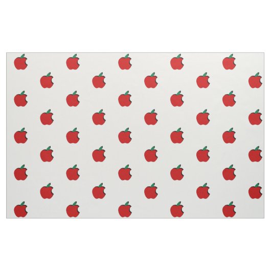 Tissu de coton combé de pommes en morceaux (largeu (Fat Quarter)