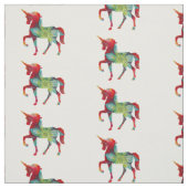 Tissu de coton combe personnalisé Unicorne (Échantillon)
