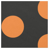 Tissu De Coton Composé À Pot Noir Et Orange (Fermer)