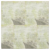 Tissu de coton d'antiquité (Échantillon)