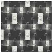 Tissu de coton de l'équipage de squelette (Échantillon)