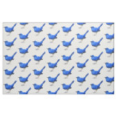 Tissu de coton d'oiseau bleu (Fat Quarter)