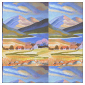 Tissu de coton écossais Highlands (Fermer)