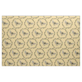 Tissu de coton élégant d'impression d'abeille (Fat Quarter)