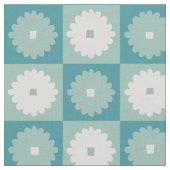 Tissu de coton géométrique moderne de fleurs de la (Fermer)