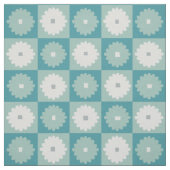 Tissu de coton géométrique moderne de fleurs de la (Échantillon)