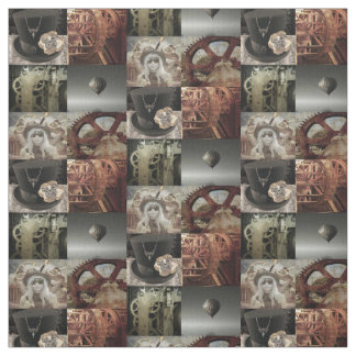 Tissu de coton imprimé Steampunk