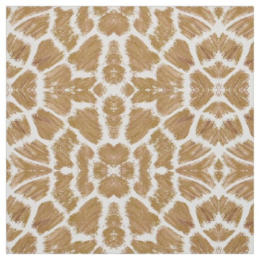 Tissu de coton inspiré par la Giraffe (Échantillon)
