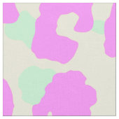 Tissu de coton léopard rose (Fermer)