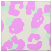 Tissu de coton léopard rose (Échantillon)