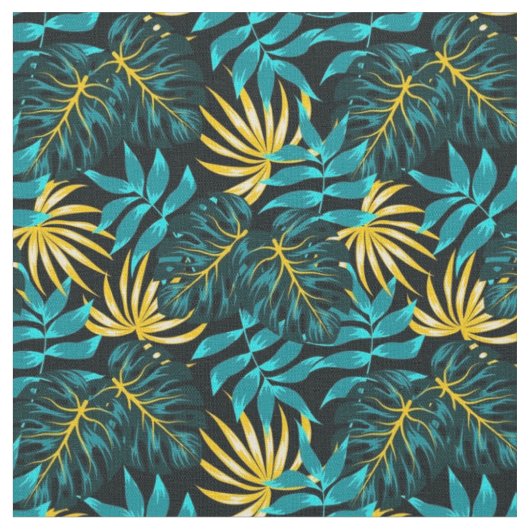 Tissu de coton motif tropical (Fermer)