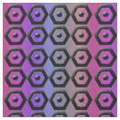 Tissu de coton multicolore d'hexagone (fermé)