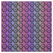 Tissu de coton multicolore d'hexagone (Échantillon)