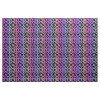 Tissu de coton multicolore d'hexagone