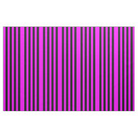 Tissu de coton peigné Magenta et noir