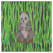 Tissu de coton peigné Panda (Fermer)
