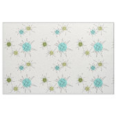 Tissu de coton peigné par Starbursts atomique (Fat Quarter)