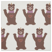 Tissu de coton peigné sur mesure de l'ours (largeu (Échantillon)