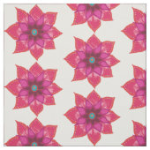 Tissu de coton peigné sur mesure Flower (56" width (Échantillon)