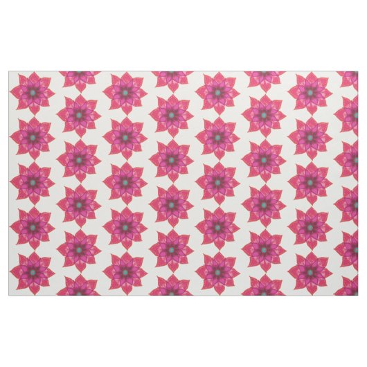 Tissu de coton peigné sur mesure Flower (56" width (Fat Quarter)