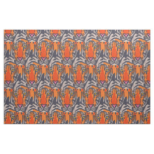 Tissu de coton peigné - Tigre
