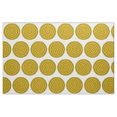 Tissu de coton peint avec conception circulaire (Fat Quarter)