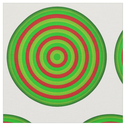 Tissu de coton peint avec conception circulaire (Fermer)