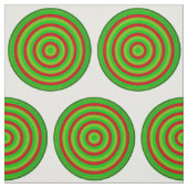 Tissu de coton peint avec conception circulaire (Échantillon)