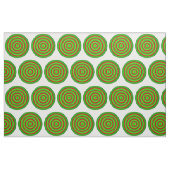 Tissu de coton peint avec conception circulaire (Fat Quarter)