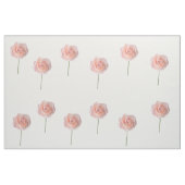 Tissu de coton peint Roses roses (Yard)