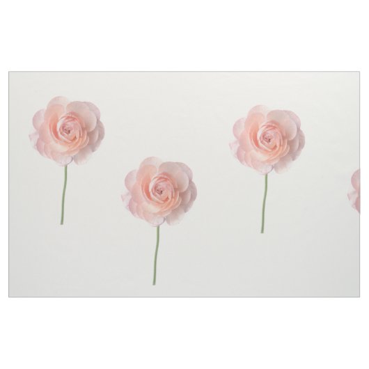 Tissu de coton peint Roses roses (Fat Quarter)