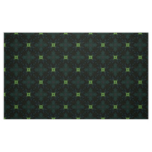 Tissu de coton personnalisé foncé vert par la cour
