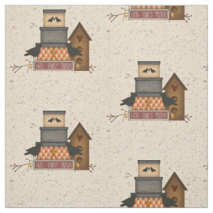 Tissu de coton primitif d'amis de famille de foi