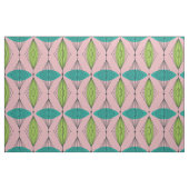 Tissu de coton rose atomique d'Ogee et de (Fat Quarter)