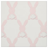 Tissu de coton rose de lapin (Échantillon)