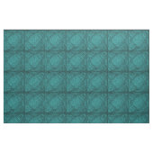 Tissu de coton Turquoise profond Carré de 4 pouces (Fat Quarter)