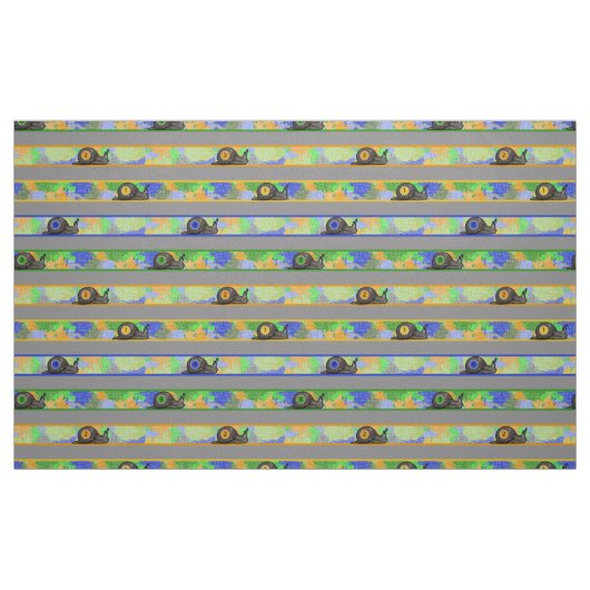 Tissu de course d'escargot (Fat Quarter)
