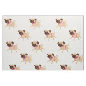 Tissu de coutume de carlin (Fat Quarter)