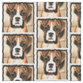 Tissu de coutume de chien de boxeur (Fermer)