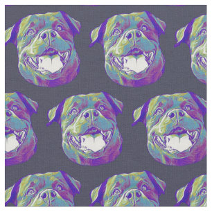 Tissu de coutume de chien de rottweiler